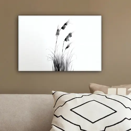 Minimalistisch - Stelen - Wit canvas 2cm klein -sfeer3