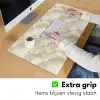 Lichtbeige - Onyx - Subtiel Muismat XXL klein 681 -sfeer3