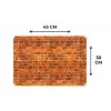 Bakstenen - Muur - Rood Placemat vinyl groot 368 -specs