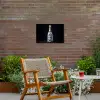 Champagne - Bloemen - Goud - Chique Tuinposter op houten frame 2 cm dik klein -sfeer3