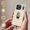 Knuffelbeer - Oranje bloemen - Vriendelijk Telefoonhoesje iPhone 17 Pro Max klein -sfeer3_DE