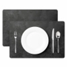 Beton - Structuur - Industrieel - Zwart - Grijs Placemat vinyl groot -zzsfeer2_Kitchenyeah-website