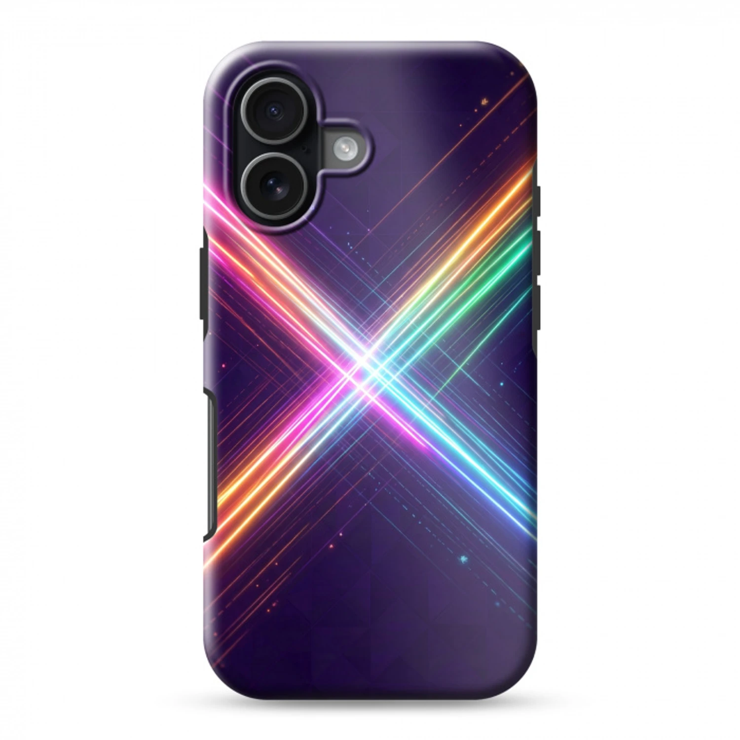 Kruisen - Lasterstralen - Neon Toughcase MagSafe Apple iPhone 17 klein -3d