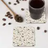 Terrazzo -  Patroon - Neutraal - Zacht - Multi onderzetter kurk middel 366 -sfeer2