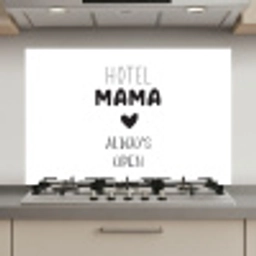 Spreuken - Hotel mama always open - Quotes - Mama keuken achterwand spatscherm klein -3d_website