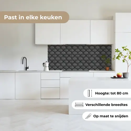 Waaier - Motief - Grijs keuken achterwand 2 middel 871 -sfeer4_NL