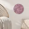 Organisch - Patroon - Roze Akoestische PET Vilt - Rond klein 838 -sfeer4