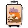 Dieren - Slapen - Samen Kinderkoffer - Zwart klein -zzz_website3d
