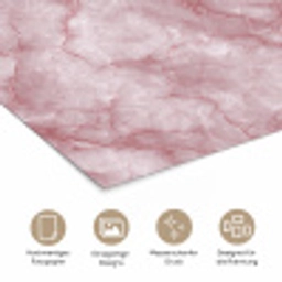 Roze - Kwartsmarmer - Aders poster papier klein 62 -tcloseup_DE