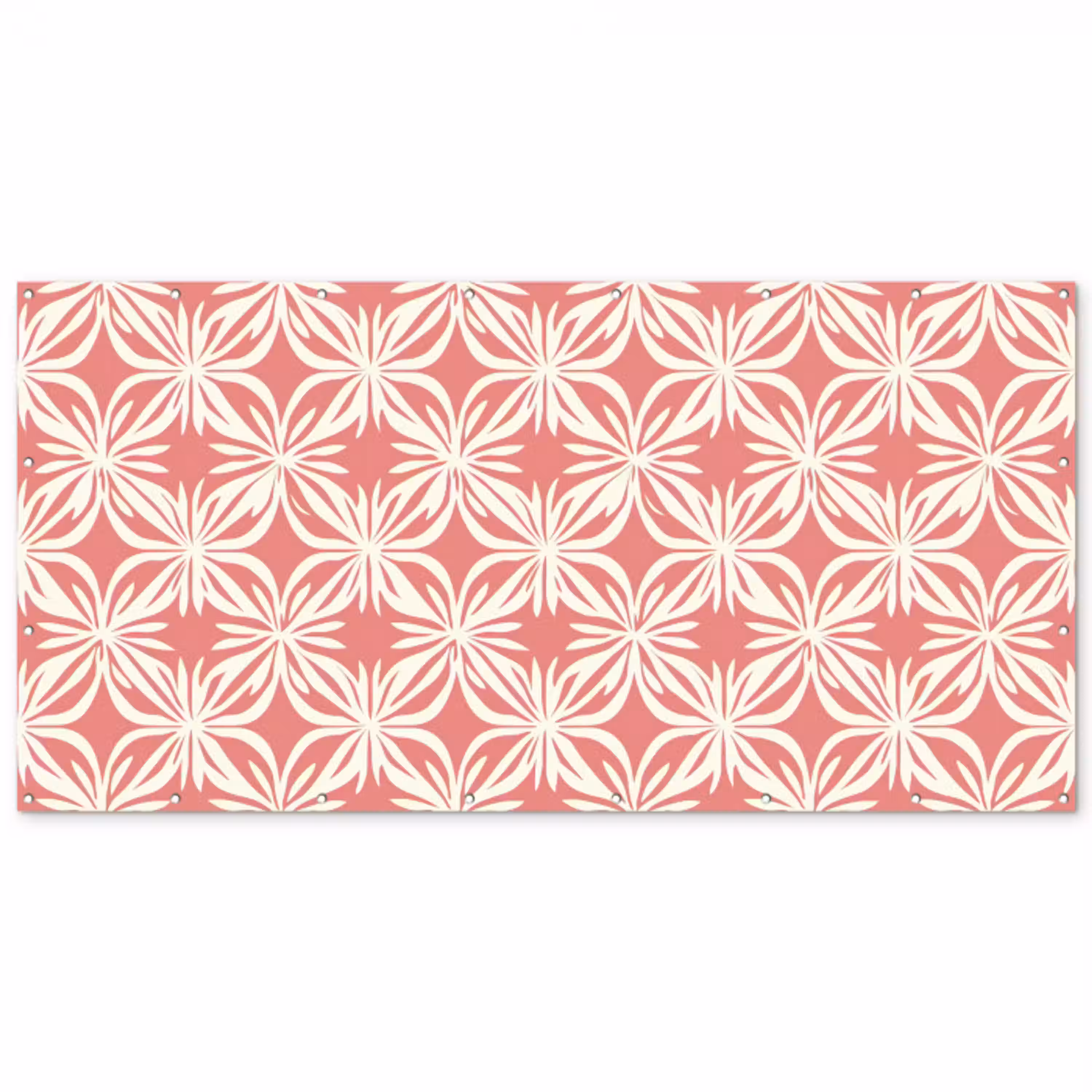 Roze - Bloemenmotief - Wit - Modern Balkonbeschermer Duitsland klein 596 -zz_3d