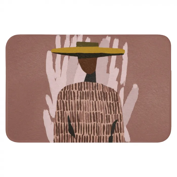 Abstract - Figuur - Illustratie - Hoed Badmat klein -3d