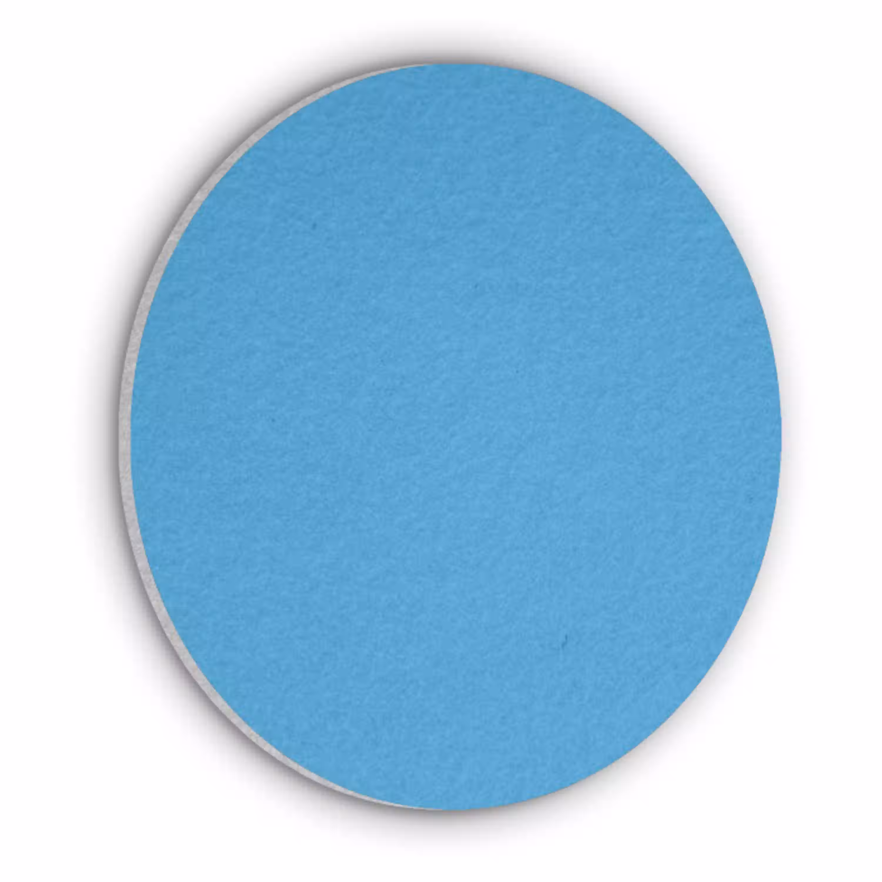 Cerulean - Breeze - Blauw Akoestische PET Vilt - Rond klein 838 -3d
