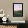 Vuurtoren - Duinlandschap - Zee fotolijst zwart zonder passe partout klein -sfeer1