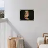 Kroon - Vrouw - Jurk - Opvallend tuinposter los doek klein -sfeer8