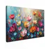 Klaprozen - Bloemen - Kunst - Botanisch canvas 2cm klein -z3d