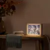 Goud - Paars - Marmer Light Box met kabel (Tafellamp) klein -sfeer4