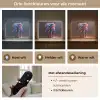 Olifant - Kleuren - Sterren - Dier Light Box met batterij (Wandlamp kind) middel -USP_lichtkleurNL
