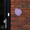 Paars - Klassiek Naambord Organisch middel -sfeer1