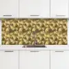 Modern - Cirkel - Goud keuken achterwand 2 middel 871 -3d