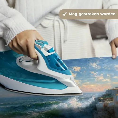 Zee - Golven - Rotsen - Meeuwen Wandkleed katoen klein -sfeer9