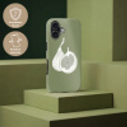 Vijgen - Minimalistisch - Getekend - Mosgroen Toughcase MagSafe Apple iPhone 17 klein -USP_PrintM_DE
