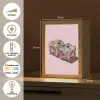 Sushi - Rolletjes - Steentjes - Kleurrijk Light Box met kabel (Tafellamp) klein -USP_NL