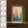 Dromerige - Langgerekte bloemen Light Box met kabel (Tafellamp) klein -USP_NL