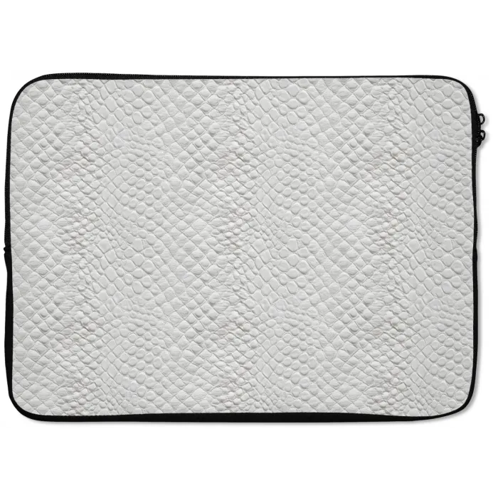 Slang - Patroon - Wit laptophoes neopreen klein 279 -zkaufland3dotto