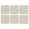 Lijnen - Waaier - Beige onderzetter kurk middel 366 -3d