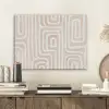 Decoratief - Labyrint - Beige PET vilt klein -sfeer1