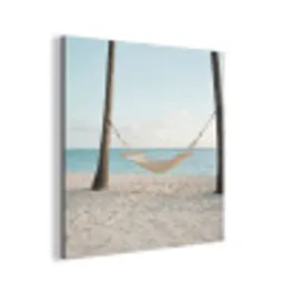 Hangmat - Strand - Wit aluminium wit klein -3d