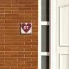 Rood hart - Traditioneel Naambord Vierkant klein -sfeer3-XS
