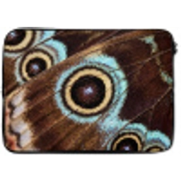 Vleugels - Vlinder - Blauw laptophoes neopreen klein -zkaufland3dotto
