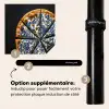 Pizza - Eten - Delftsblauw Inductie beschermer vinyl 3mm middel -zzzzzzz-induclip_FR