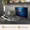 Kwal - Lichtgevend - Tentakels - Blauw keuken achterwand spatscherm klein -usp_NL