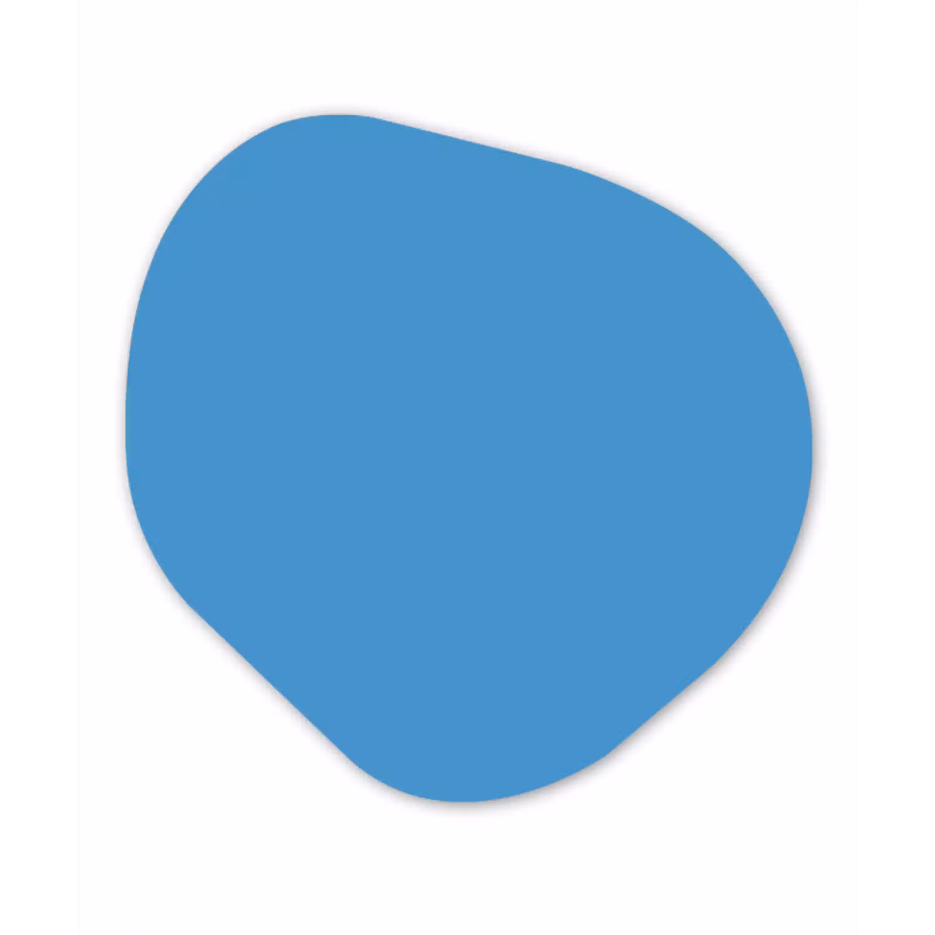 Steel - Blue - Blauw Wandcirkel Organisch Aluminium middel 851 -3d