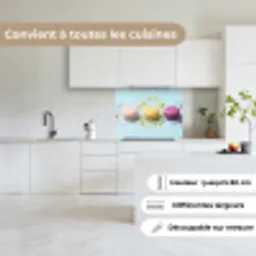 Macarons - Kleurrijk - Pastel keuken achterwand 2 middel -sfeer4_FR