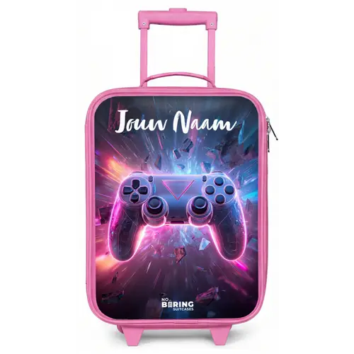Controller - Neon - Game Kinderkoffer - Roze klein -zz3dotto