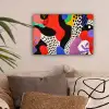 Abstract - Vormen - Kleuren - Stippen canvas 2cm klein -sfeer1