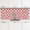 Waaier - Motief - Terra keuken achterwand 2 middel 871 -3d