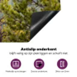 Uil - Oehoe - Bomen - Natuur Inductie beschermer vinyl 3mm klein -zzzzzzz-cc-onderkant