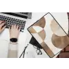Snijdende cirkels - Overlappende vlakken laptophoes neopreen klein -bureau