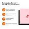 No rain no flowers - Minimalistisch - Roze - Bloem Inductie beschermer vinyl 3mm klein -zzzzzzz-td-ups
