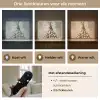 Konijn - Eieren - Kleurrijk Light Box met batterij (Wandlamp) middel -USP_lichtkleurNL