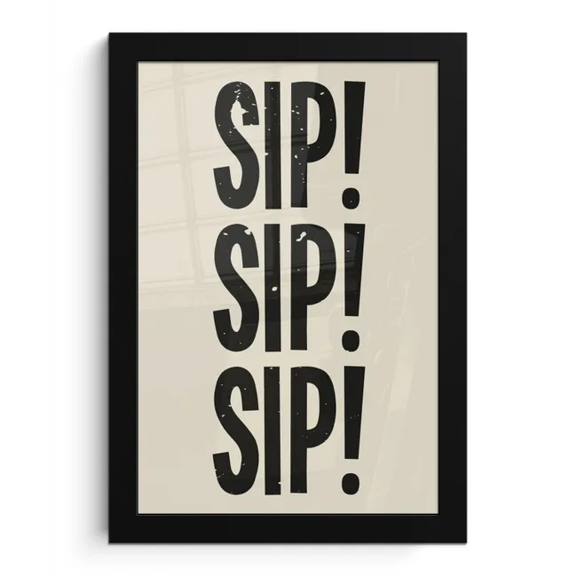 Japandi - Zwart - Decoratie - Vintage fotolijst zwart zonder passe partout klein -3d