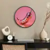 Peper - Disco - Rood - Glitter Fotolijst rond zonder passe partout klein -sfeer1