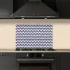 Oceaan - Golven - Blauw - Wit keuken achterwand spatscherm klein 900 -sfeer1