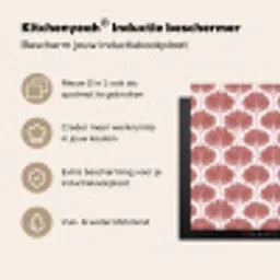 Waaier - Motief - Terra Inductie beschermer vinyl 3mm middel 274 -zzzzzzusp-haakje_NL