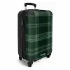 Klassiek geruit patroon in groene tinten NBS - Handbagage koffer - Unisex middel -productfoto_3d