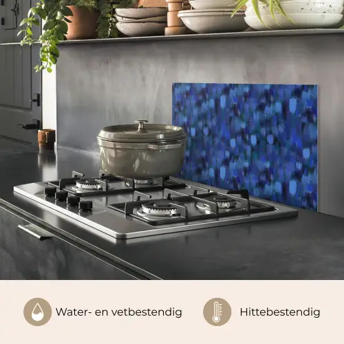 Vloeiend - Verfstrepen - Kleuren keuken achterwand spatscherm klein 900 -usp_NL